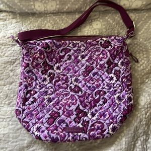 Vera Bradley Carson Hobo Lilac Paisley